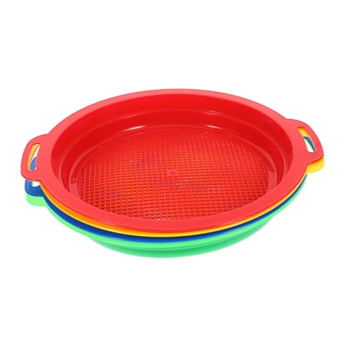 FUNOMOCYA 4 Stück Teiliges Kunststoff Sandsieb für Leichtes Robustes Strandspielzeug Kindgerechtes Sandfilterspielzeug für Sandkasten und Sommerstrandspaß Zufällige Farbe FUNOMOCYA 4 Stück Teiliges Kunststoff Sandsieb für Leichtes Robustes Strandspielzeug Kindgerechtes Sandfilterspielzeug für Sandkasten und Sommerstrandspaß Zufällige Farbe von FUNOMOCYA