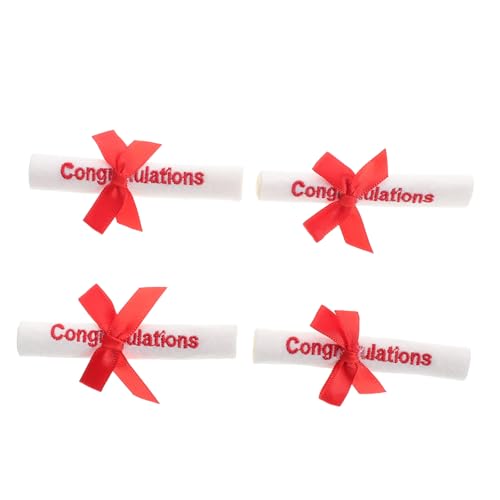 FUNOMOCYA 4 Stück Teiliges Mini Abschlusszertifikat Niedliche Abschlussdoll Accessoires Bestickte Schriftrolle Vielseitig für Abschlussfeier Dekoration Party Favor Mikro Landschaft FUNOMOCYA 4 Stück Teiliges Mini Abschlusszertifikat Niedliche Abschlussdoll Accessoires Bestickte Schriftrolle Vielseitig für Abschlussfeier Dekoration Party Favor Mikro Landschaft von FUNOMOCYA