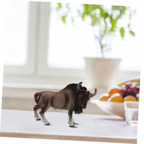 FUNOMOCYA 4 Stück Teiliges Mini Kuh Figuren Realistisch Detailreich Handgefertigt für Bauernhofspielzeug DIY Heimdekoration Wildtiere Sammlung von FUNOMOCYA