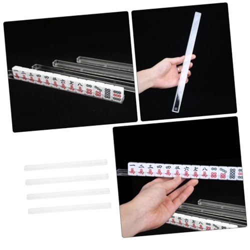 FUNOMOCYA 4 Stück Teiliges Mini Mahjong Rack U Förmiger Fliesenhalter Kompakt und Tragbar für Gruppen Spiel Mahjong Zubehör für Ordentliche Fliesenaufbewahrung und Einfaches FUNOMOCYA 4 Stück Teiliges Mini Mahjong Rack U Förmiger Fliesenhalter Kompakt und Tragbar für Gruppen Spiel Mahjong Zubehör für Ordentliche Fliesenaufbewahrung und Einfaches von FUNOMOCYA