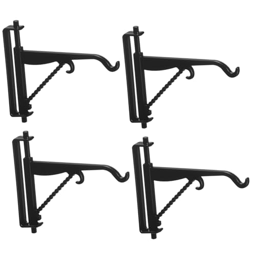 FUNOMOCYA 4 Stück Teiliges Mini Metallhaken Puppenhaus Deko Miniaturhaken aus Robustem Metall für Realistische Hausmodelle Puppenzubehör Praktische Halterung für Kleine Wohnszenen von FUNOMOCYA