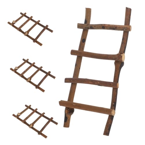 FUNOMOCYA 4 Stück Teiliges Mini Rattanleiter Stabile Realistisch Gestaltete Miniaturleiter für Puppenhaus DIY Mikro-Landschaft Gartenornament Natürliche Rustikale Dekoration FUNOMOCYA 4 Stück Teiliges Mini Rattanleiter Stabile Realistisch Gestaltete Miniaturleiter für Puppenhaus DIY Mikro-Landschaft Gartenornament Natürliche Rustikale Dekoration von FUNOMOCYA