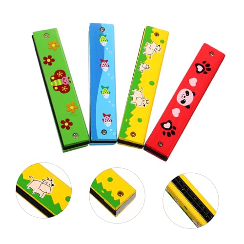 FUNOMOCYA 4 Stück Teiliges Mundharmonika Set aus Holz Buntes Lerninstrument für Frühe Musikbildung Kindgerechtes Design Leicht und Tragbar Fördert Motorik und Rhythmusgefühl bei Kleinkindern FUNOMOCYA 4 Stück Teiliges Mundharmonika Set aus Holz Buntes Lerninstrument für Frühe Musikbildung Kindgerechtes Design Leicht und Tragbar Fördert Motorik und Rhythmusgefühl bei Kleinkindern von FUNOMOCYA