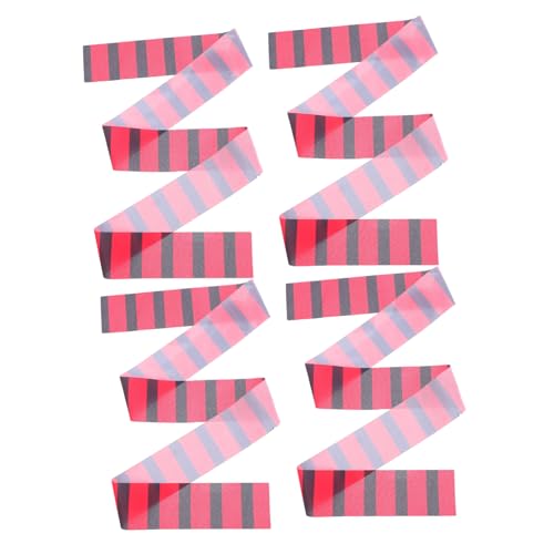FUNOMOCYA 4 Stück Teiliges Piraten Bandana Piraten Kopftuch Rot Schwarz Gestreift Leicht Atmungsaktiv Für Piratenkostüm Halloween Cosplay Party Zubehör von FUNOMOCYA