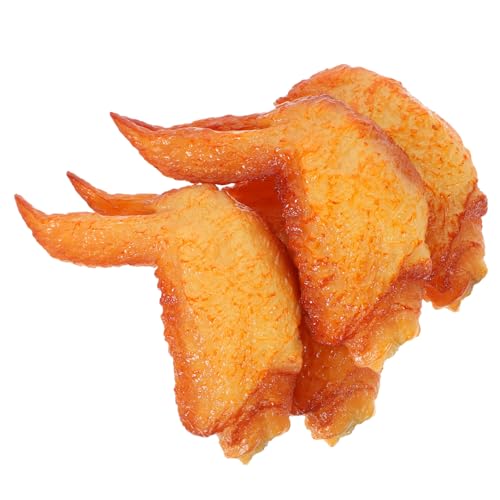 FUNOMOCYA 4 Stück Teiliges Realistische Hähnchenflügel Deko Modelle Lebensnahe Küchenspielzeug Requisiten für Party Tischdekoration und Lernspielzeug FUNOMOCYA 4 Stück Teiliges Realistische Hähnchenflügel Deko Modelle Lebensnahe Küchenspielzeug Requisiten für Party Tischdekoration und Lernspielzeug von FUNOMOCYA