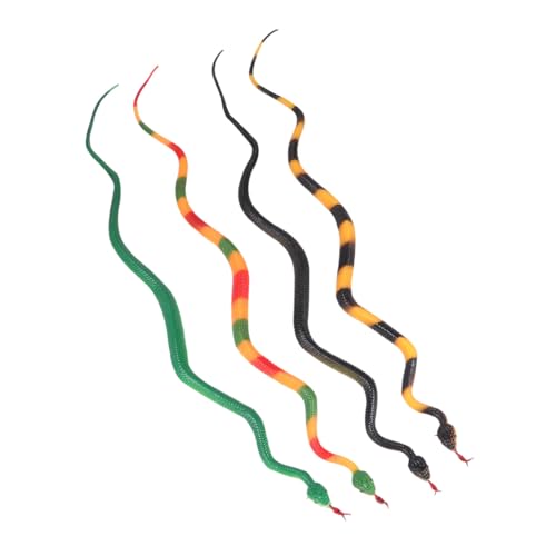 FUNOMOCYA 4 Stück Teiliges Realistische Schlangenspielzeuge Simulation Schlangenstreich Requisiten für Halloween Kostümparty FUNOMOCYA 4 Stück Teiliges Realistische Schlangenspielzeuge Simulation Schlangenstreich Requisiten für Halloween Kostümparty von FUNOMOCYA