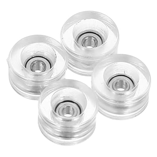 FUNOMOCYA 4 Stück Teiliges Transparente Finger Skateboard mit Hochgeschwindigkeitslagern Praktische Skateboard Zubehörteile für Reparatur und Anpassung Kompatibel mit Verschiedenen Modellen FUNOMOCYA 4 Stück Teiliges Transparente Finger Skateboard mit Hochgeschwindigkeitslagern Praktische Skateboard Zubehörteile für Reparatur und Anpassung Kompatibel mit Verschiedenen Modellen von FUNOMOCYA