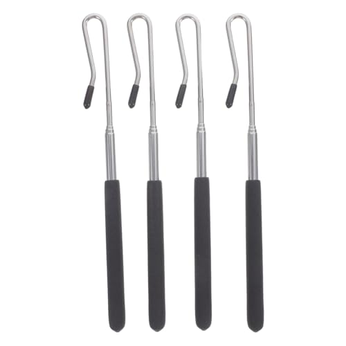 FUNOMOCYA 4 Stück Teiliges Verstellbares Metall Puppenarm Steuerstangen Ausziehbare Handpuppen Griffe Langlebiges Zubehör für Kleine und Große Puppen Präzise Kontrolle bei Aufführungen von FUNOMOCYA
