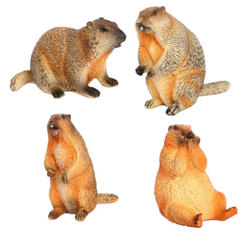 FUNOMOCYA 4 Stück Teiliges Wildtier Simulation Figurine Leichtes Dekor für Desktop Zimmer Lernspielzeug FUNOMOCYA 4 Stück Teiliges Wildtier Simulation Figurine Leichtes Dekor für Desktop Zimmer Lernspielzeug von FUNOMOCYA