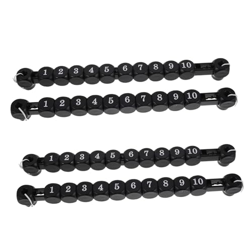 FUNOMOCYA 4 Stück Tischkicker Punktzähler aus Robustem Material Präzise Score Counter für Desktop Tischfußball Einfache Montage für Wettkampf Freizeitspiele von FUNOMOCYA