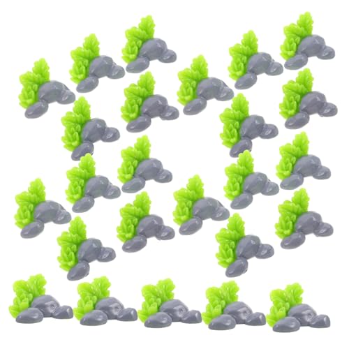 FUNOMOCYA 40 Stück Teiliges Miniatur Landschaftsset mit Künstlichen Mauern und Zäunen Kreative Garten-Dekoration für Micro-gärten und Puppenhäuser Detailreiche Fairy Garden Ornamente für DIY von FUNOMOCYA