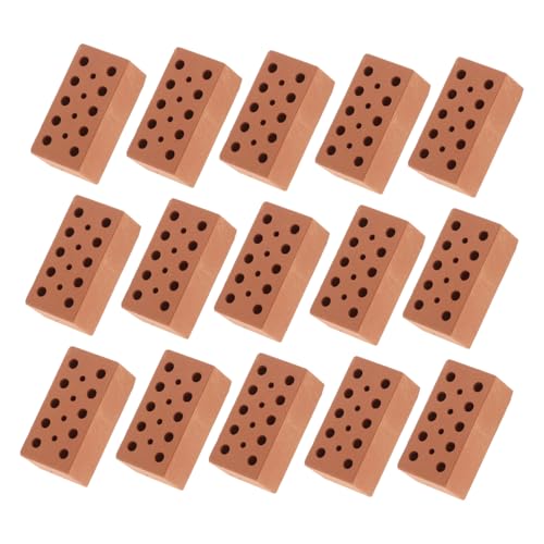 FUNOMOCYA 40 Stück Teiliges Miniatur Ziegel Handgefertigte Bausteine für Architektur Modelle Realistische Micro Landschaftsdekorationen Geeignet für DIY Puppenhaus und Bastelprojekte FUNOMOCYA 40 Stück Teiliges Miniatur Ziegel Handgefertigte Bausteine für Architektur Modelle Realistische Micro Landschaftsdekorationen Geeignet für DIY Puppenhaus und Bastelprojekte von FUNOMOCYA