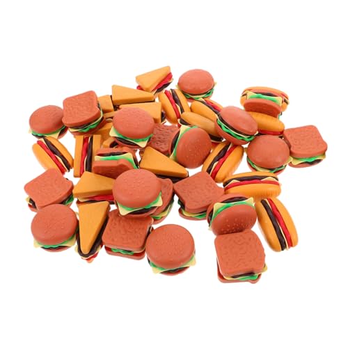 FUNOMOCYA 40 Stück Teiliges Spielküchen-lebensmittelset mit Realistischen Miniatur-burgern Sandwiches Hot Dogs und Toast Kreative DIY für Fördert Fantasie und Soziales Lernen FUNOMOCYA 40 Stück Teiliges Spielküchen-lebensmittelset mit Realistischen Miniatur-burgern Sandwiches Hot Dogs und Toast Kreative DIY für Fördert Fantasie und Soziales Lernen von FUNOMOCYA