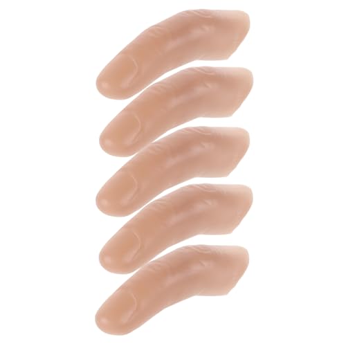 FUNOMOCYA 5 Stück Realistische Teilig Fake Finger Set Verlängerter Simulations Finger für Zaubertricks Bühnenauftritte Cosplay und Theater Vielseitig Einsetzbar für Besondere Effekte und FUNOMOCYA 5 Stück Realistische Teilig Fake Finger Set Verlängerter Simulations Finger für Zaubertricks Bühnenauftritte Cosplay und Theater Vielseitig Einsetzbar für Besondere Effekte und von FUNOMOCYA