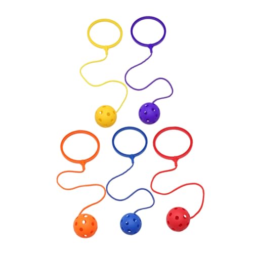 FUNOMOCYA 5 Stück Teiliges Ankle Skip Ball Sportspielzeug Hüpfkreisel für Indoor und Outdoor Fitness Bewegungsspielzeug für Mädchen und Jungen Zufällige Farbe FUNOMOCYA 5 Stück Teiliges Ankle Skip Ball Sportspielzeug Hüpfkreisel für Indoor und Outdoor Fitness Bewegungsspielzeug für Mädchen und Jungen Zufällige Farbe von FUNOMOCYA