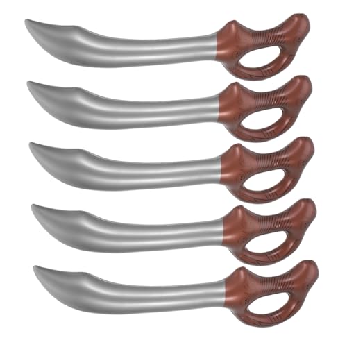 FUNOMOCYA 5 Stück Teiliges Aufblasbares Piratenschwerter spielset Leichtes Piraten cosplay Requisiten Kindergeburtstag Party Dekoration Geschenk FUNOMOCYA 5 Stück Teiliges Aufblasbares Piratenschwerter spielset Leichtes Piraten cosplay Requisiten Kindergeburtstag Party Dekoration Geschenk von FUNOMOCYA