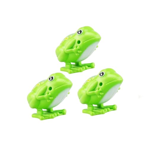FUNOMOCYA 5 Stück Teiliges Aufziehspielzeug aus Kunststoff Hüpfende Frösche mit Buntem Bauch Pädagogisches Kinderspielzeug für Ab Jahren Fördert Koordination und Fantasie Zufällige Farbe von FUNOMOCYA