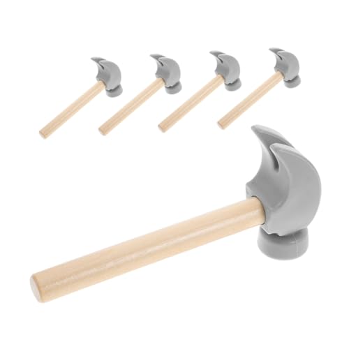 FUNOMOCYA 5 Stück Teiliges Authentische Kleine Holzklauenhammer Pädagogische Holzwerkzeuge für Fantasievolles Rollenspiel Robustes Holz für Geburtstagsfeiern und Kreative FUNOMOCYA 5 Stück Teiliges Authentische Kleine Holzklauenhammer Pädagogische Holzwerkzeuge für Fantasievolles Rollenspiel Robustes Holz für Geburtstagsfeiern und Kreative von FUNOMOCYA