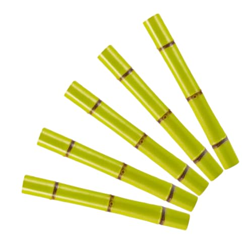 FUNOMOCYA 5 Stück Teiliges Dekoratives Zuckerrohr Modell aus Kunststoff Naturgetreue Künstliche Früchte mit Realistischen Details Leicht und Tragbar als Küchenrequisite Fotografie und von FUNOMOCYA