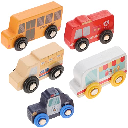 FUNOMOCYA 5 Stück Teiliges Holzspielzeug Fahrzeuge Feuerwehr und Polizeiauto Mini Holzauto Bunte Farben Langlebig Pädagogisch Geeignet Jungen Mädchen FUNOMOCYA 5 Stück Teiliges Holzspielzeug Fahrzeuge Feuerwehr und Polizeiauto Mini Holzauto Bunte Farben Langlebig Pädagogisch Geeignet Jungen Mädchen von FUNOMOCYA
