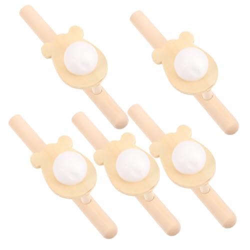 FUNOMOCYA 5 Stück Teiliges Holzspielzeug Schwebender Blasball Balance Übung Blasspielzeug für Atemkontrolle und Koordination Spaß im Freien für Jungen und Mädchen von FUNOMOCYA