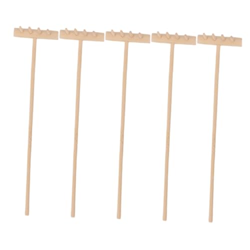 FUNOMOCYA 5 Stück Teiliges Mini Zen Garten Sandrechen aus Dekorative Desktop Zen Garten Accessoires Handgefertigte Sandkasten Werkzeuge Rustikales Design für Wohn und Arbeitsbereich FUNOMOCYA 5 Stück Teiliges Mini Zen Garten Sandrechen aus Dekorative Desktop Zen Garten Accessoires Handgefertigte Sandkasten Werkzeuge Rustikales Design für Wohn und Arbeitsbereich von FUNOMOCYA