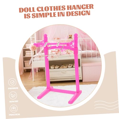 FUNOMOCYA 5 Stück Teiliges Mini kleiderbügel Puppenkleider aus Hochwertigem Metall in Roségold Stabile Miniatur hänger für Puppenhaus dekor und Puppenkleidung Schonend und Vielseitig von FUNOMOCYA