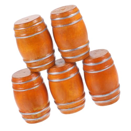 FUNOMOCYA 5 Stück Teiliges Miniatur Holzfass Handgefertigte Puppenhaus Deko Detailreiches Mini Holz Bierfass Vielseitige Miniatur Bar Accessoires als für Bierliebhaber und Puppenhaus Fans FUNOMOCYA 5 Stück Teiliges Miniatur Holzfass Handgefertigte Puppenhaus Deko Detailreiches Mini Holz Bierfass Vielseitige Miniatur Bar Accessoires als für Bierliebhaber und Puppenhaus Fans von FUNOMOCYA