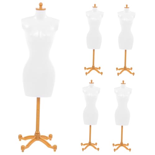 FUNOMOCYA 5 Stück Teiliges Miniatur Puppenkleiderständer Doll Dress Rack mit Glatter Oberfläche Sicher für Kompakter Puppenkleider Mannequin für Puppenhaus Schlafzimmer Leicht und Stabil FUNOMOCYA 5 Stück Teiliges Miniatur Puppenkleiderständer Doll Dress Rack mit Glatter Oberfläche Sicher für Kompakter Puppenkleider Mannequin für Puppenhaus Schlafzimmer Leicht und Stabil von FUNOMOCYA