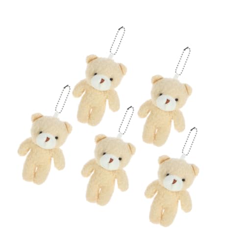 FUNOMOCYA 5 Stück Teiliges Plüschbär Schlüsselanhänger Niedlicher Bär Anhänger aus Weichem Pp baumwollmaterial Leicht und Langlebig für Taschen Rucksäcke Autos Geschenkdeko zu Geburtstagen FUNOMOCYA 5 Stück Teiliges Plüschbär Schlüsselanhänger Niedlicher Bär Anhänger aus Weichem Pp baumwollmaterial Leicht und Langlebig für Taschen Rucksäcke Autos Geschenkdeko zu Geburtstagen von FUNOMOCYA