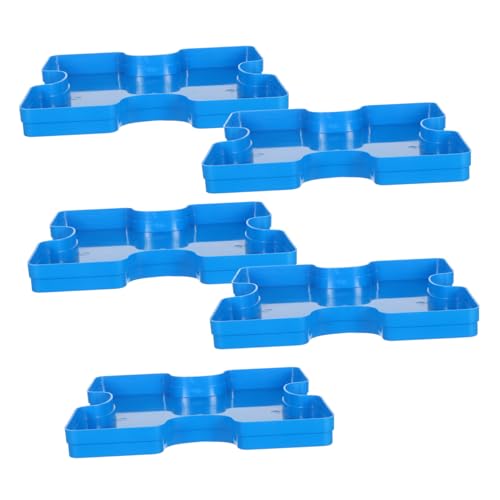 FUNOMOCYA 5 Stück Teiliges Puzzle Stapelbare Sortierplatten mit Deckeln Multifunktionale Aufbewahrung für Puzzleteile Perlen und Bastelmaterialien Platzsparend und Übersichtlich FUNOMOCYA 5 Stück Teiliges Puzzle Stapelbare Sortierplatten mit Deckeln Multifunktionale Aufbewahrung für Puzzleteile Perlen und Bastelmaterialien Platzsparend und Übersichtlich von FUNOMOCYA