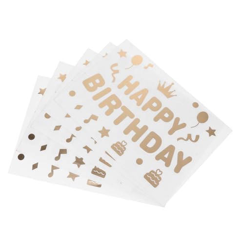 FUNOMOCYA 5 Stück Teiliges Selbstklebender Geburtstags Ballon Aufkleber Transparente DIY Dekoration Wiederablösbar ohne Rückstände für Party Garten Wohnzimmer Festliche Atmosphäre FUNOMOCYA 5 Stück Teiliges Selbstklebender Geburtstags Ballon Aufkleber Transparente DIY Dekoration Wiederablösbar ohne Rückstände für Party Garten Wohnzimmer Festliche Atmosphäre von FUNOMOCYA