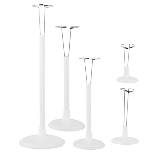 FUNOMOCYA 5 Stück Teiliges Verstellbar Stabile Puppenhalter Vielseitig für Puppendekoration und Puppenzubehör Geeignet von FUNOMOCYA