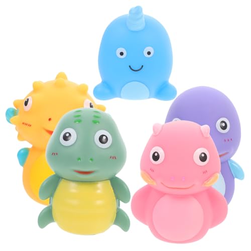 FUNOMOCYA 5 Stück Teiliges Weiche Meerestiere Fingerpuppen für Kleinkinder Interaktive Handpuppen zum Geschichtenerzählen Buntes Pädagogisches Fingerspiel für Eltern von FUNOMOCYA