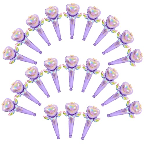 FUNOMOCYA 50 Stück Folienballons in Feenstab-form Handlich und Reißfest Langlebige Partydeko für Foto-hintergründe und Stilvolle Feierlichkeiten von FUNOMOCYA