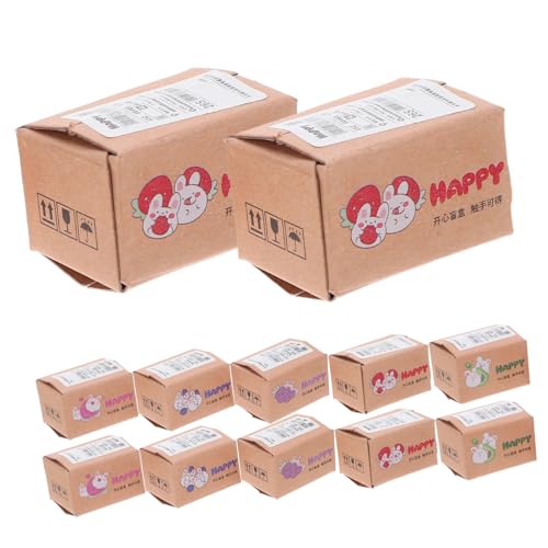 FUNOMOCYA 50 Stück Maßstab Cartoon Stil Mini Verpackungsboxen für Puppenhaus Dekoration Mini Shopping Mall Zubehör in Obstdesigns FUNOMOCYA 50 Stück Maßstab Cartoon Stil Mini Verpackungsboxen für Puppenhaus Dekoration Mini Shopping Mall Zubehör in Obstdesigns von FUNOMOCYA