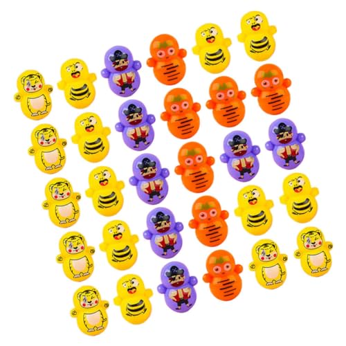 FUNOMOCYA 50 Stück Mini Wackelpuppen Bunte Kunststoff Wackelfiguren Geschenkideen für Büro Stressreduktion und Dekoration FUNOMOCYA 50 Stück Mini Wackelpuppen Bunte Kunststoff Wackelfiguren Geschenkideen für Büro Stressreduktion und Dekoration von FUNOMOCYA
