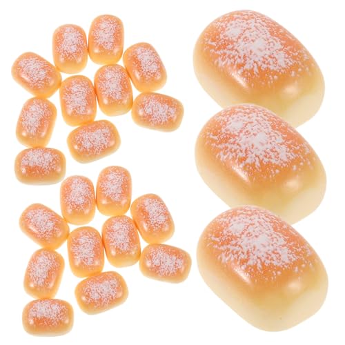 FUNOMOCYA 50 Stück Miniatur Brot Deko aus Resin Realistische Kokosbrot Nachbildung Künstliche Mini Lebensmittel Modelle für DIY Bastelzubehör Puppenhaus und Küchendekoration FUNOMOCYA 50 Stück Miniatur Brot Deko aus Resin Realistische Kokosbrot Nachbildung Künstliche Mini Lebensmittel Modelle für DIY Bastelzubehör Puppenhaus und Küchendekoration von FUNOMOCYA