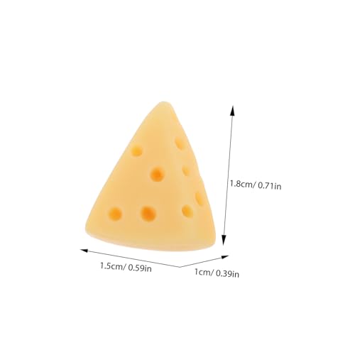 FUNOMOCYA 50 Stück Teiliges DIY Mini Käse Dekor Realistische Käseform Anhänger für Bastelprojekte Lebensechte Fake Cheese Charms Mini Deko für Schmuck Handys und Kleine DIY Geschenke FUNOMOCYA 50 Stück Teiliges DIY Mini Käse Dekor Realistische Käseform Anhänger für Bastelprojekte Lebensechte Fake Cheese Charms Mini Deko für Schmuck Handys und Kleine DIY Geschenke von FUNOMOCYA
