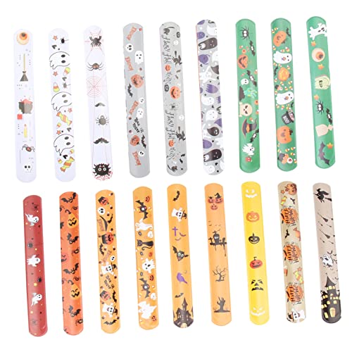 FUNOMOCYA 50 Stück Teiliges Halloween Klatscharmband Kreative Party Wristbands Mysterious Design Für Trick Treating und Halloween Party Dekoration FUNOMOCYA 50 Stück Teiliges Halloween Klatscharmband Kreative Party Wristbands Mysterious Design Für Trick Treating und Halloween Party Dekoration von FUNOMOCYA