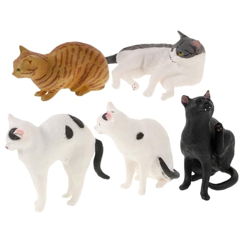 FUNOMOCYA 5Stücke Realistische Katzenfiguren Niedliche Kätzchen Tiermodelle Detailreiche Dekoration für Kuchen und Lernspielzeug für Motorik und Fantasie FUNOMOCYA 5Stücke Realistische Katzenfiguren Niedliche Kätzchen Tiermodelle Detailreiche Dekoration für Kuchen und Lernspielzeug für Motorik und Fantasie von FUNOMOCYA