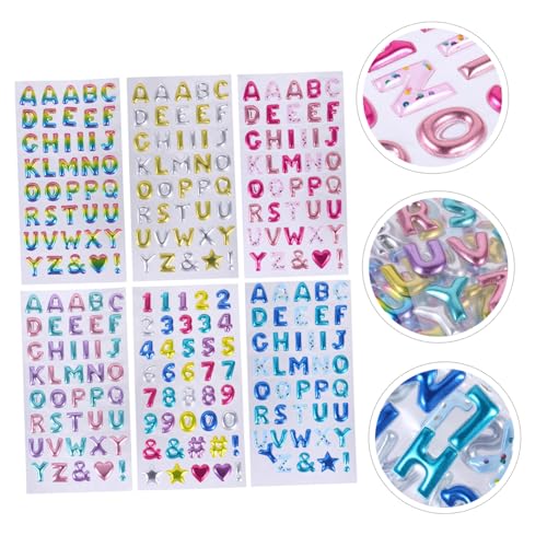 FUNOMOCYA 6 Blätter Glitzernde Buchstaben Zahlenaufkleber Selbstklebend Goldene Puzzle Sticker für DIY Geschenkdekoration Scrapbooking und Bastelarbeiten Rückstandsfrei Haftend FUNOMOCYA 6 Blätter Glitzernde Buchstaben Zahlenaufkleber Selbstklebend Goldene Puzzle Sticker für DIY Geschenkdekoration Scrapbooking und Bastelarbeiten Rückstandsfrei Haftend von FUNOMOCYA