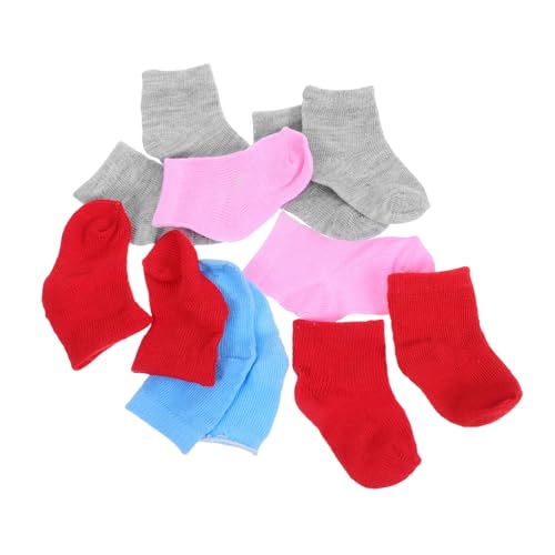 FUNOMOCYA 6 Paare Puppensocken für Puppen Bunte Söckchen als Puppenzubehör Dekorative Spielhaus Accessoires Leicht und Praktisch für Puppenhaus Schlafzimmer und Ankleidezimmer FUNOMOCYA 6 Paare Puppensocken für Puppen Bunte Söckchen als Puppenzubehör Dekorative Spielhaus Accessoires Leicht und Praktisch für Puppenhaus Schlafzimmer und Ankleidezimmer von FUNOMOCYA