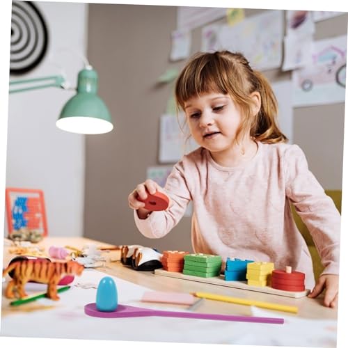 FUNOMOCYA 6 Sätze Teiliges Holz Ei Löffel Gleichgewichtsspiel für Buntes Balance Trainingsspielzeug Langlebig Bruchsicher für Gleichgewichtssinn und Geschicklichkeitstraining bei Mädchen FUNOMOCYA 6 Sätze Teiliges Holz Ei Löffel Gleichgewichtsspiel für Buntes Balance Trainingsspielzeug Langlebig Bruchsicher für Gleichgewichtssinn und Geschicklichkeitstraining bei Mädchen von FUNOMOCYA