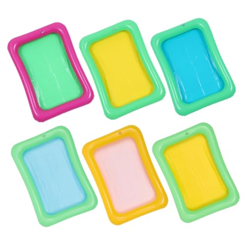 FUNOMOCYA 6 Stück Aufblasbares Serviertablett Teiliges Eisbuffet für Getränke Snacks für Grillabende Robustes Material Farbenfroh FUNOMOCYA 6 Stück Aufblasbares Serviertablett Teiliges Eisbuffet für Getränke Snacks für Grillabende Robustes Material Farbenfroh von FUNOMOCYA