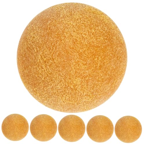 FUNOMOCYA 6 Stück Mini Tischfußball Bälle Gelb mit Matter Oberfläche Langlebige und Robuste Ersatzkugeln für Standard Tischkicker für Spiel Wettbewerb und Dekoration FUNOMOCYA 6 Stück Mini Tischfußball Bälle Gelb mit Matter Oberfläche Langlebige und Robuste Ersatzkugeln für Standard Tischkicker für Spiel Wettbewerb und Dekoration von FUNOMOCYA