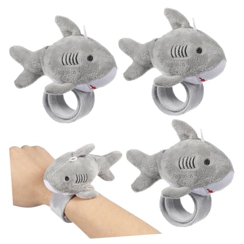 FUNOMOCYA 6 Stück Plüsch Schnapparmbänder mit Weiche Kinderarmbänder Sichere Slap Wristbands als Partygeschenke für Jungen und Mädchen von FUNOMOCYA