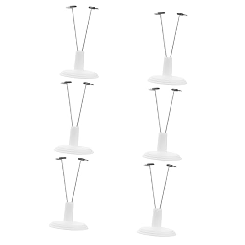 FUNOMOCYA 6 Stück Puppenständer aus Weißem PVC Stabiler Doll Stand für Aufbewahrung und Display von Modepuppen Platzsparend Leicht für Zuhause Geschäft und Supermarkt von FUNOMOCYA
