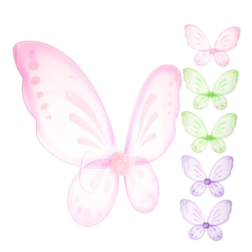 FUNOMOCYA 6 Stück Schmetterlingsflügel Kostümset Teiliges und Leichte und Elfenflügel für Faschingskostüme Partys und Cosplay FUNOMOCYA 6 Stück Schmetterlingsflügel Kostümset Teiliges und Leichte und Elfenflügel für Faschingskostüme Partys und Cosplay von FUNOMOCYA