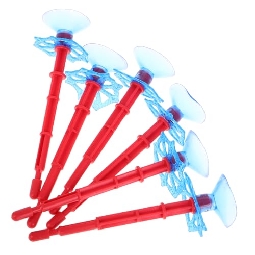 FUNOMOCYA 6 Stück Spider Saugnapfpfeile Plastiksaugnapf Pfeile für Outdoor für Spaß und Lernaktivitäten Fördert Genauigkeit und Familieninteraktion von FUNOMOCYA